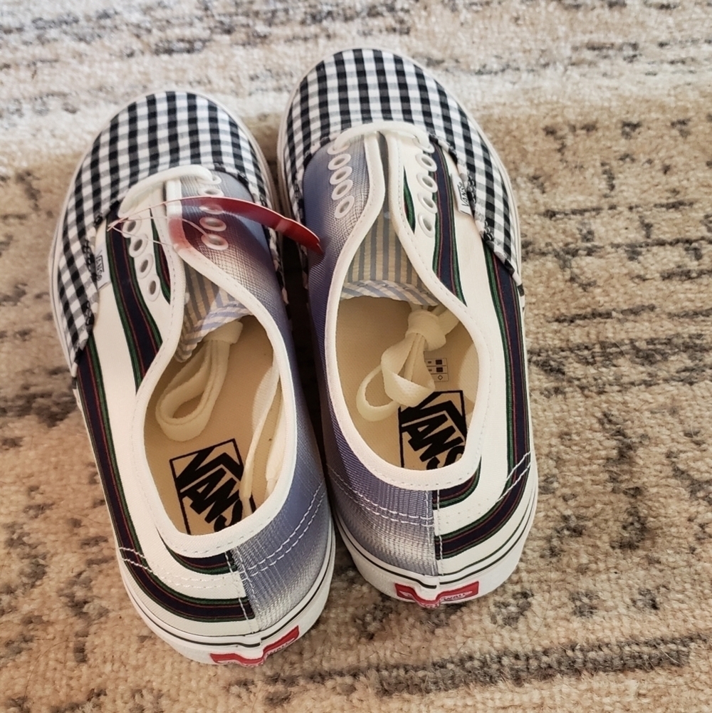 Vans Authentic Prep Retro Sneakers Plaid NEW - Picture 5 of 9